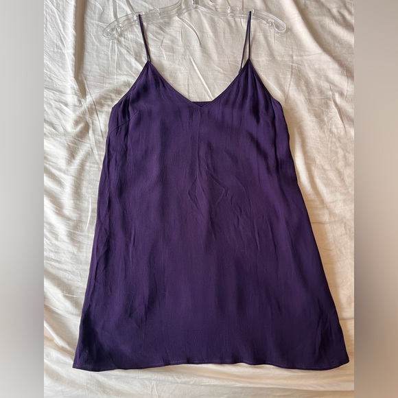 Wilfred Free Deep Purple Slip Dress XS - Picture 6 of 12
